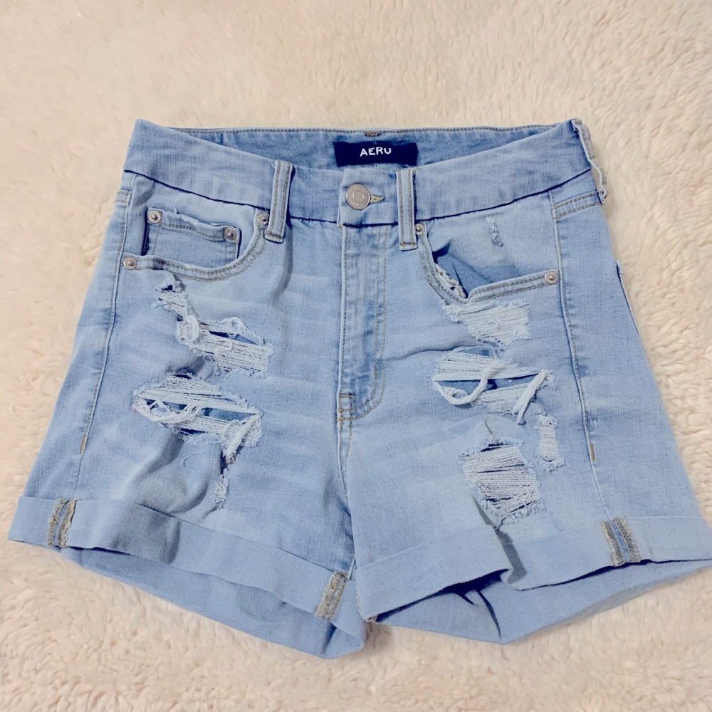 Aeropostale Distressed Jean Shorts☀️